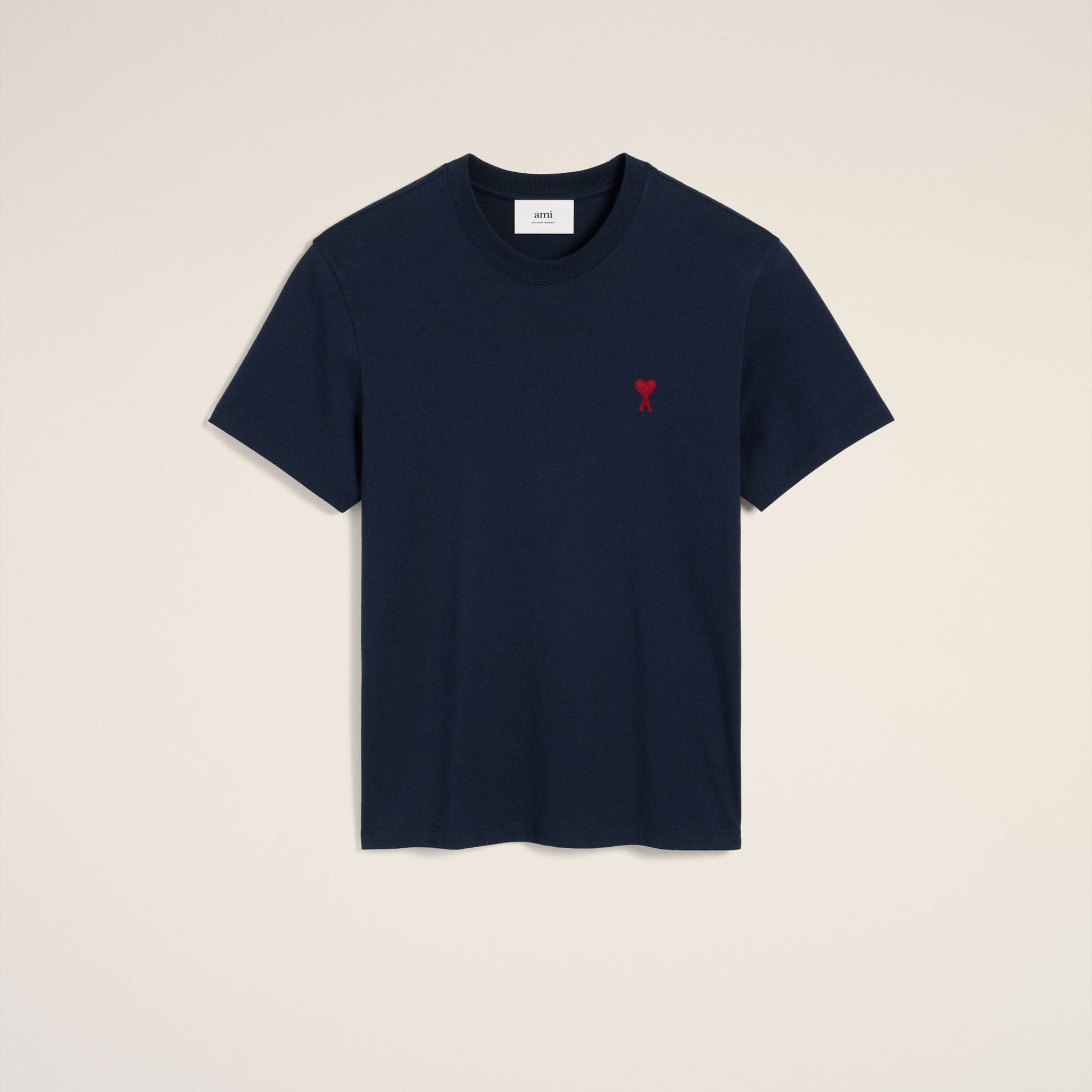 Navy Cotton Ami de Coeur T-Shirt