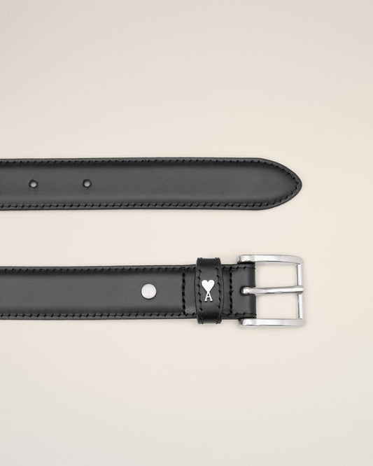 Black Leather Paris Paris Belt