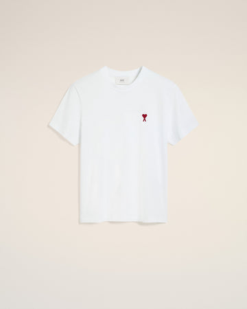 White Cotton Ami de Coeur T-Shirt
