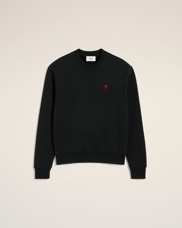 Black Cotton Ami de Coeur Sweatshirt