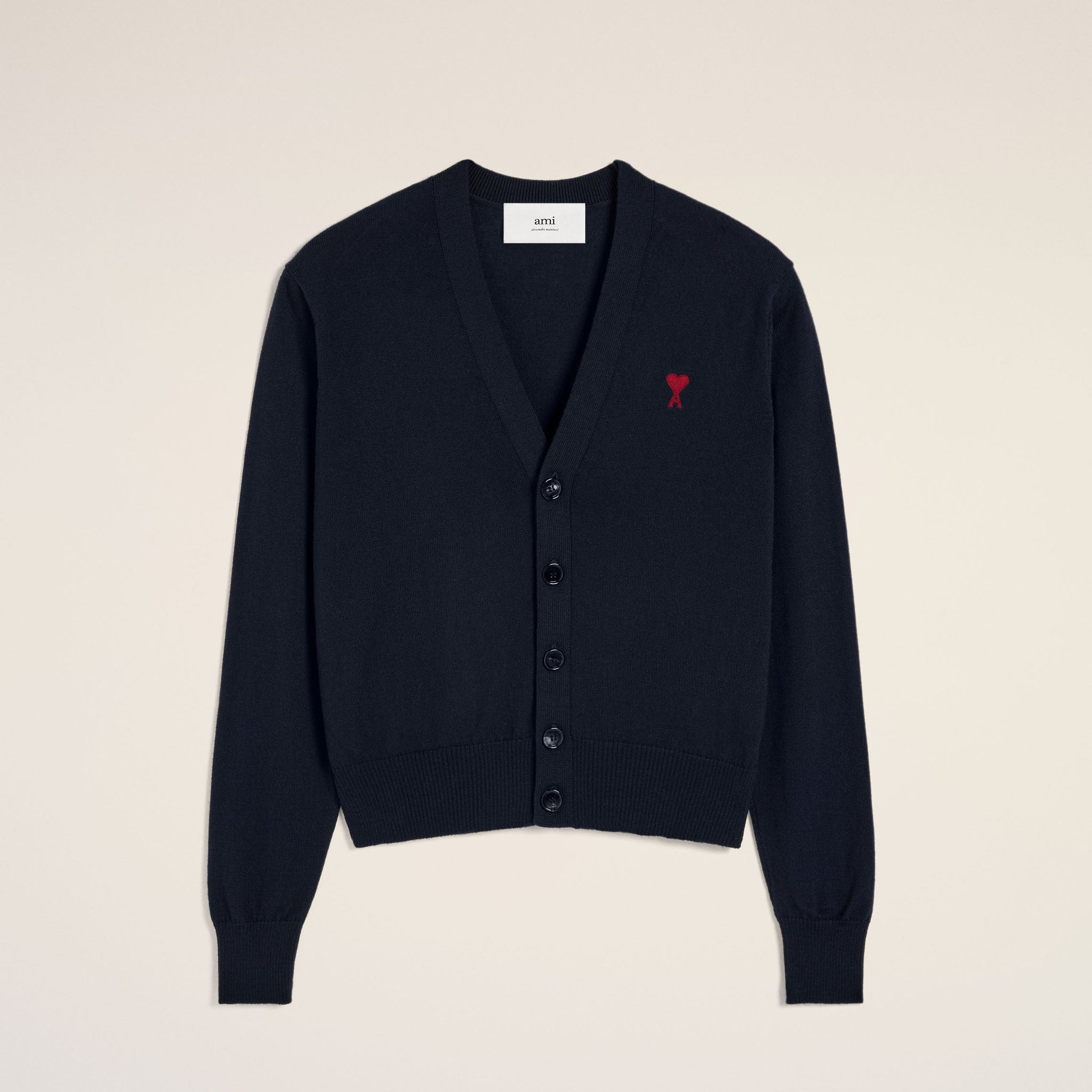 Navy Wool Ami de Coeur Cardigan