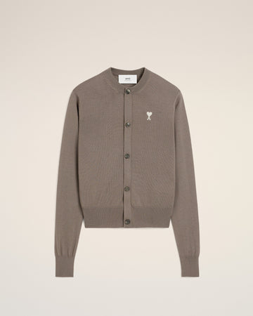 Beige Wool Ami de Coeur Cardigan