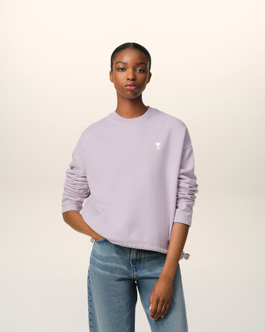 Purple Cotton Ami de Coeur Sweatshirt