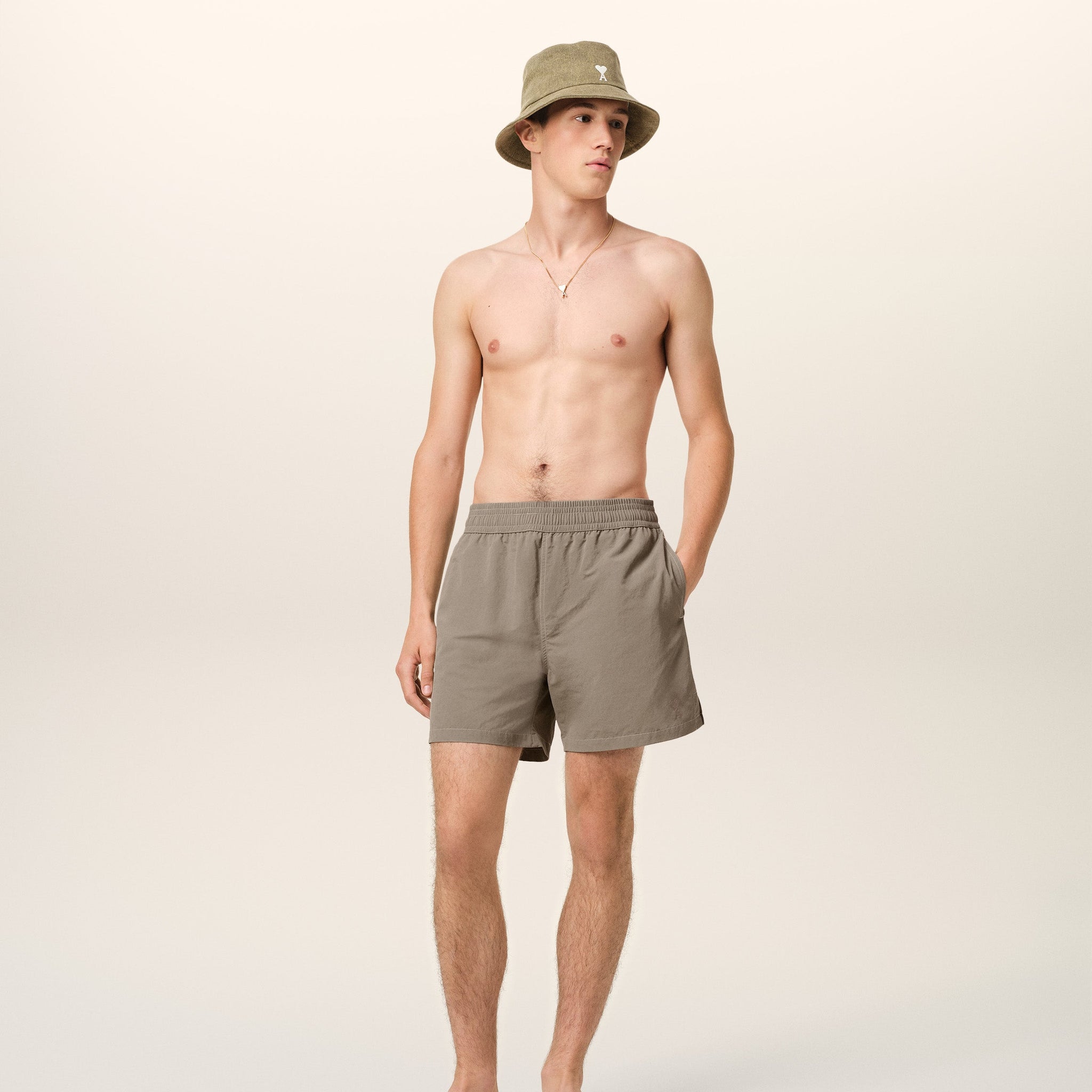 Beige Beach Short