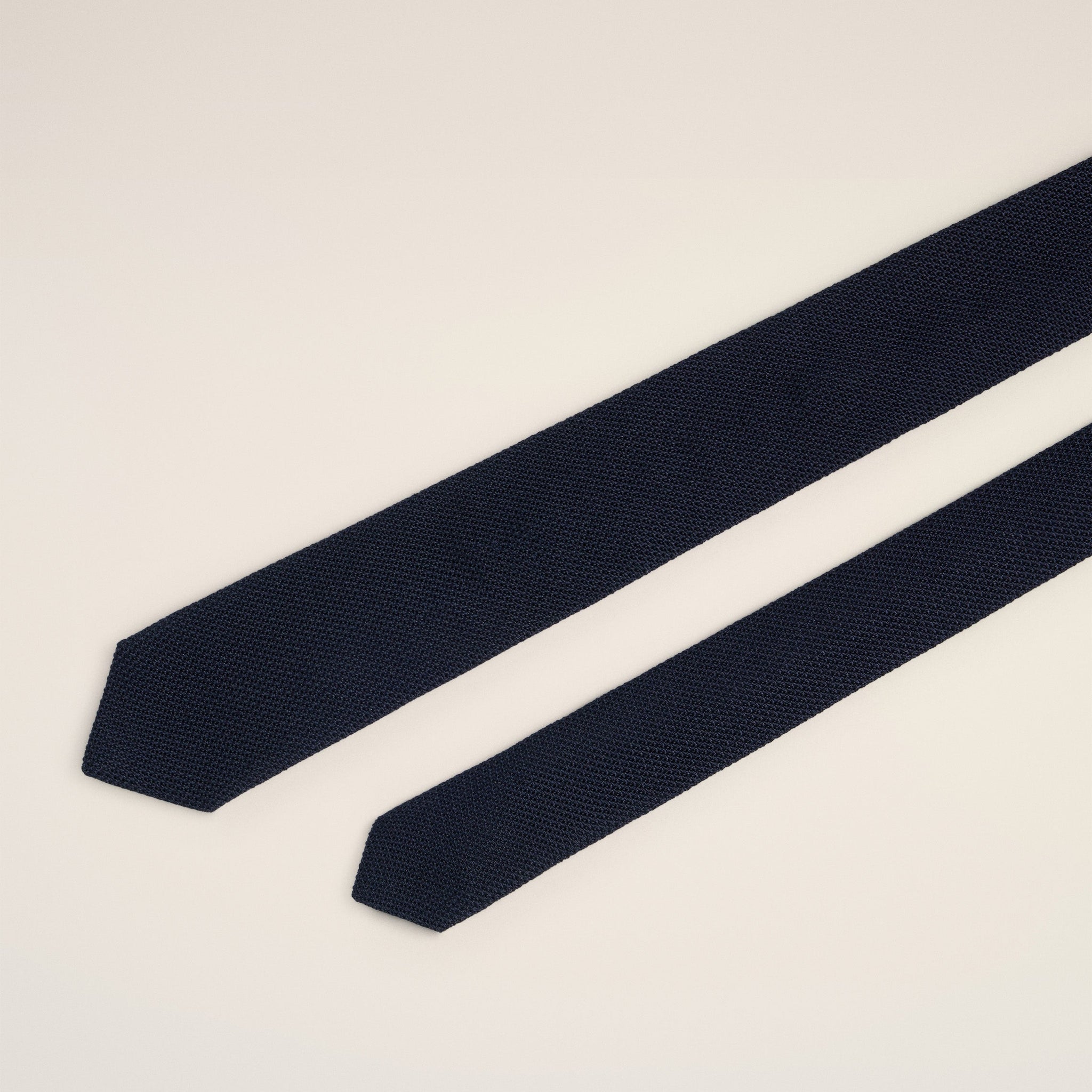 Blue Silk Grenadine Tie