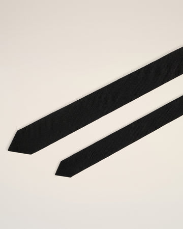 Black Silk Grenadine Tie