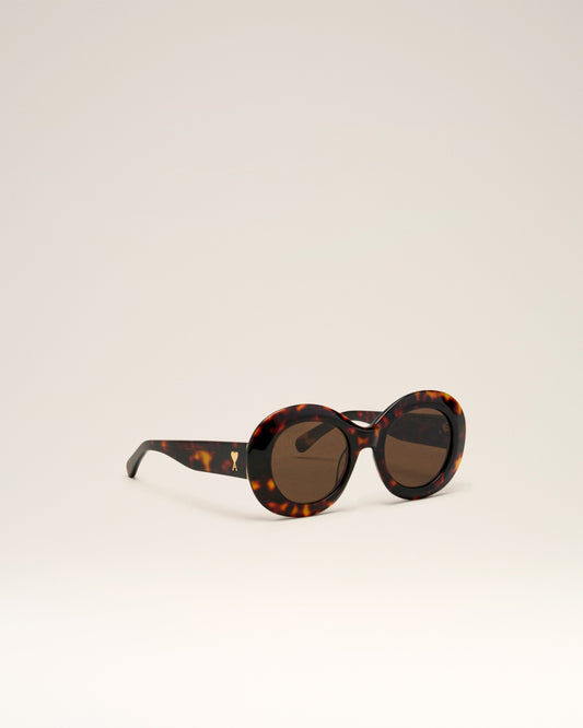 Shell Acetate Rounded Ami de Coeur Sunglasses