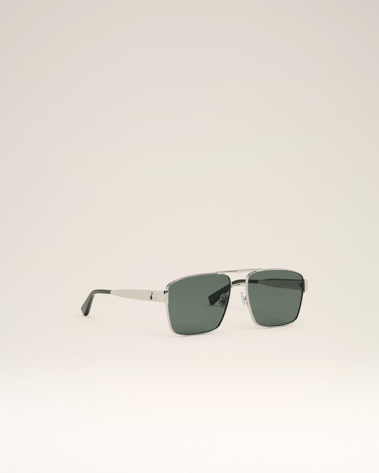 Silver/Black Stainless Steel 75007 Sunglasses