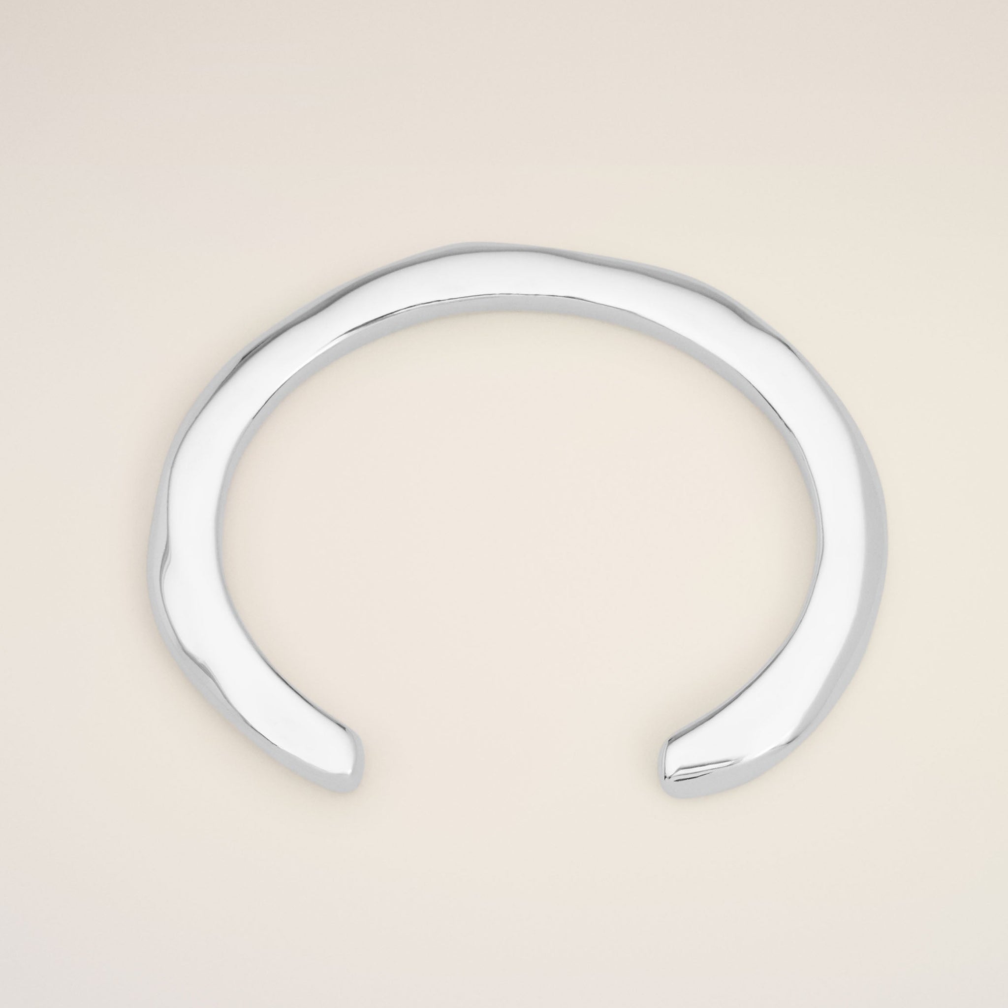 Silver Brass Dune Small Size Cuff