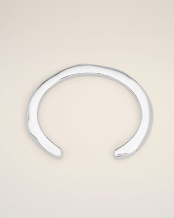 Silver Brass Dune Small Size Cuff