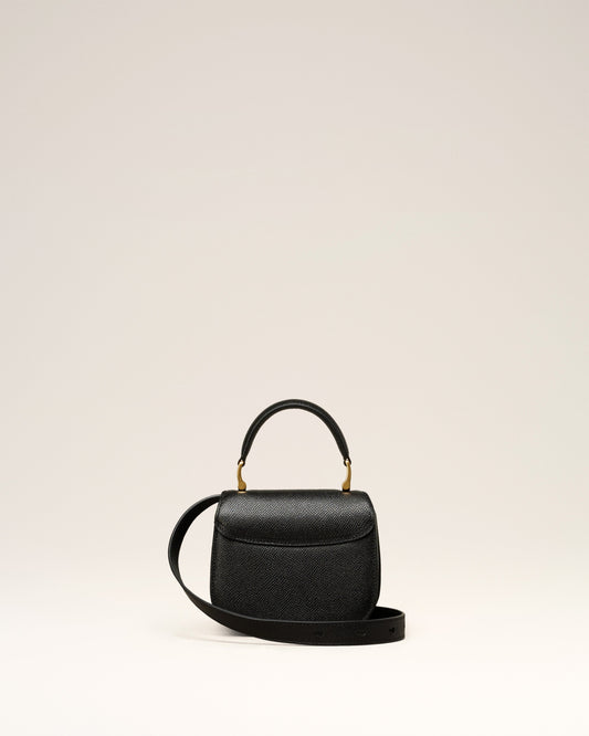 Black Leather Paris Paris Nano Bag