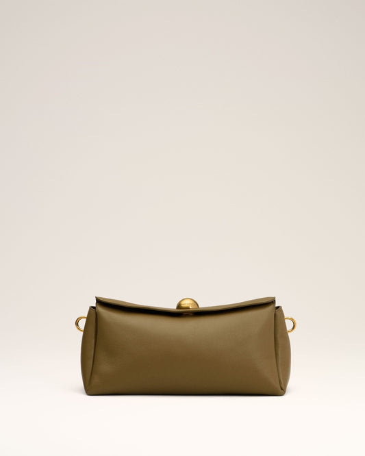 Khaki Leather Carrousel Bag