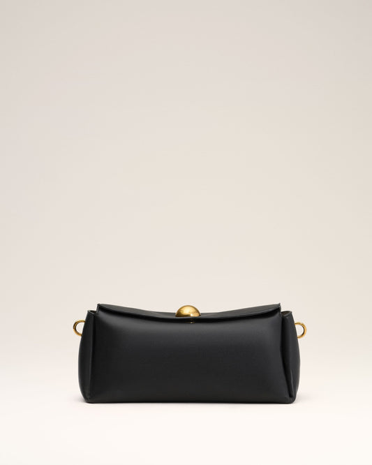 Black Leather Carrousel Bag