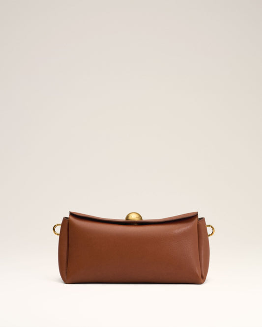 Brown Leather Carrousel Bag