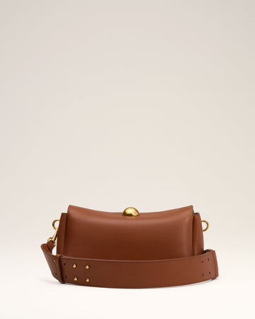 Brown Leather Carrousel Bag