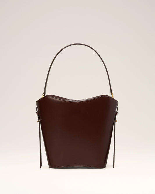 Brown Leather Paris Paris Bucket Bag