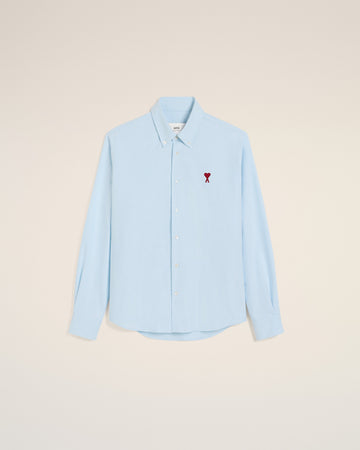 Blue Cotton Button-Down Ami de Coeur Shirt
