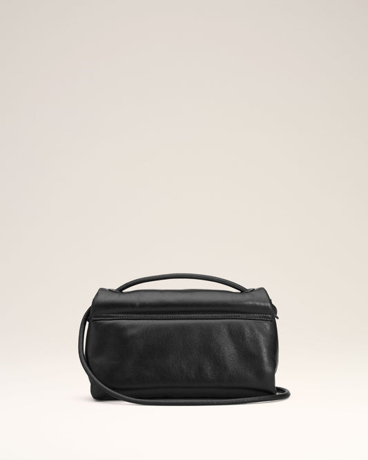Black Leather Voulez-Vous Bag