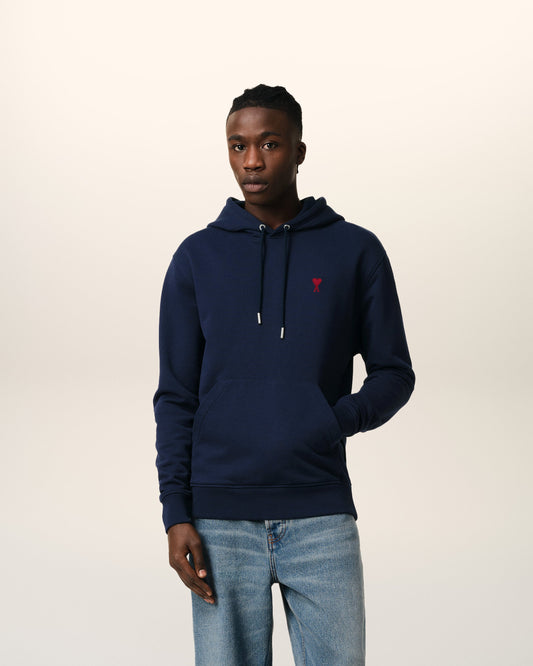 Navy Cotton Ami de Coeur Hoodie
