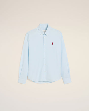 Blue Cotton Button-Down Ami de Coeur Shirt