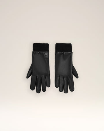 Ami de Coeur Leather Patch Gloves