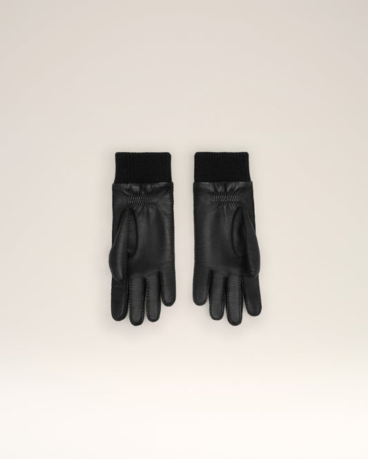 Ami de Coeur Leather Patch Gloves