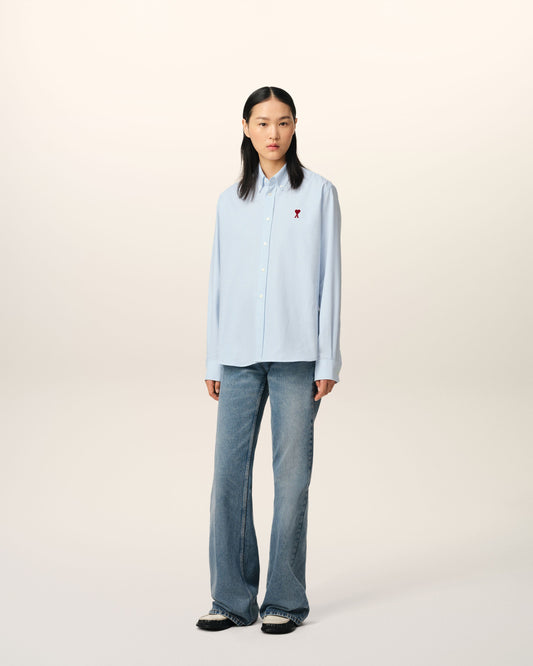 Blue Cotton Button-Down Ami de Coeur Shirt